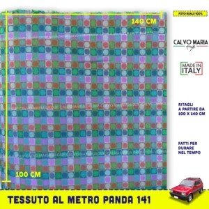 Tessuto Auto Fiat Panda Vintage Classic 100x140 cm
