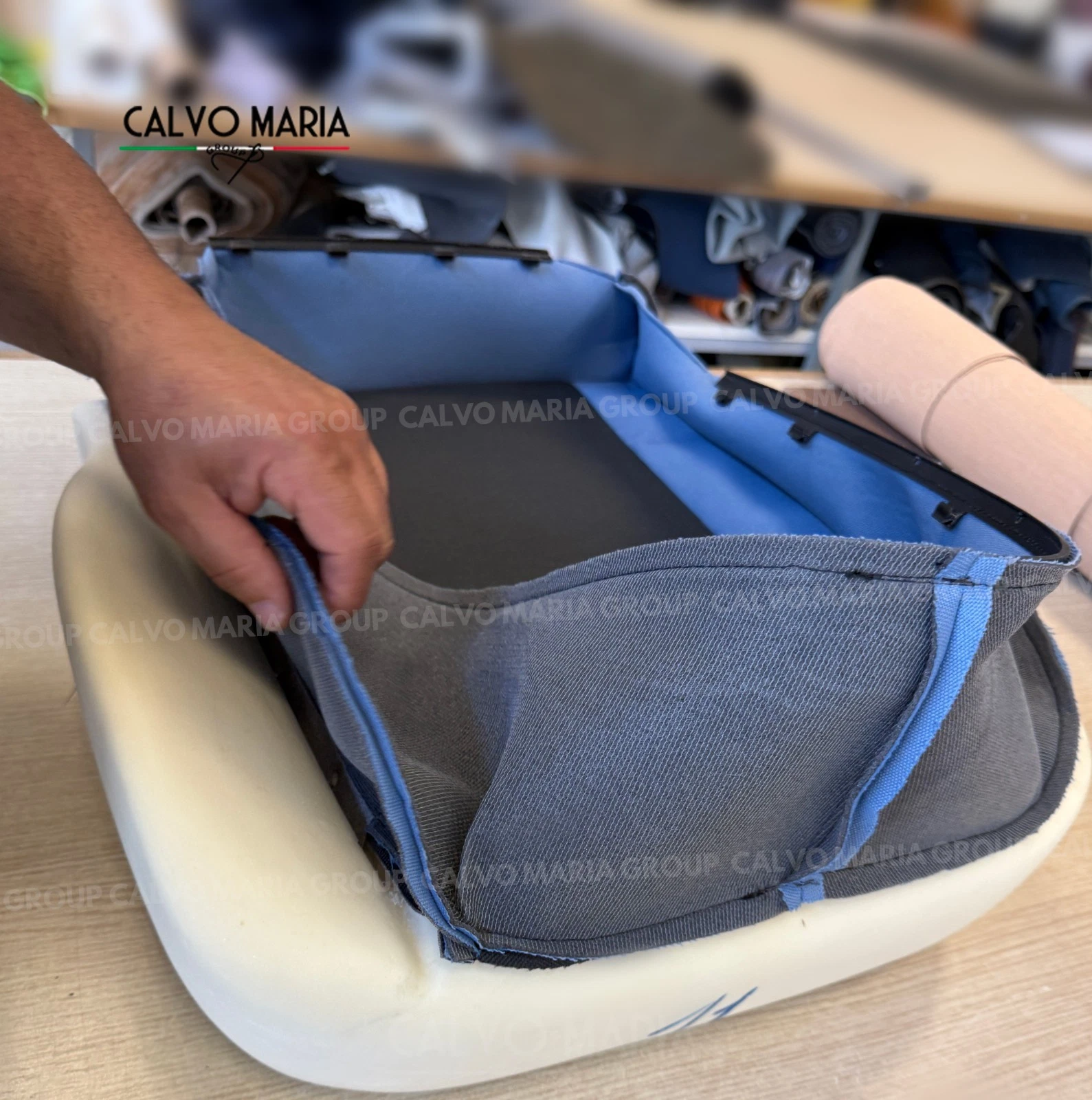 Fodera Seduta Anteriore Fiat Panda 169 (2003–2012) | Tessuto Originale Fiat | Made in Italy - immagine 3