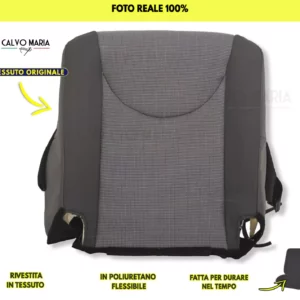 Imbottitura Seduta Anteriore Peugeot Expert Rivestita Tessuto Originale | Poliuretano Resistente