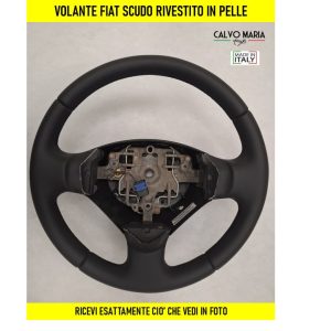 Volante Fiat Scudo in Pelle Nero | Ricambio Originale Ergonomico