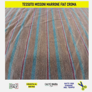 Tessuto Originale Fiat Croma Missoni Marrone 100x140 cm Ricambio Raro