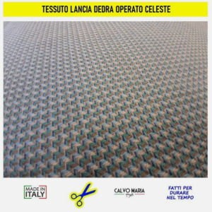 Tessuto Originale Lancia Dedra Operato Celeste 100x140 cm Tappezzeria Restauro