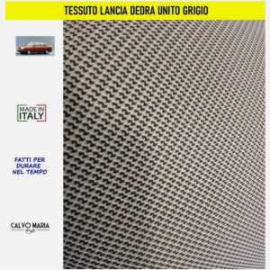 Tessuto Originale Lancia Dedra Grigio 160x160 cm Tappezzeria Restauro Sedili