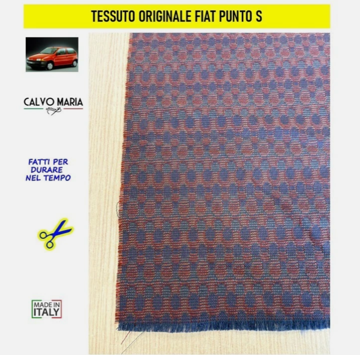 Tessuto Sedili Originale Fiat Punto MK1 Versione S Ricambio Interni - immagine 2