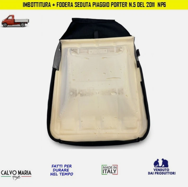 Imbottitura Spugna + Fodera Seduta Piaggio Porter N.5 / NP6 (dal 2011) - immagine 5
