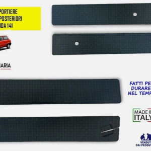 Pannelli portiere Fiat Panda 141 kit 4 pezzi tessuto con clip