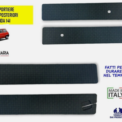 Pannelli portiere Fiat Panda 141 kit 4 pezzi tessuto con clip